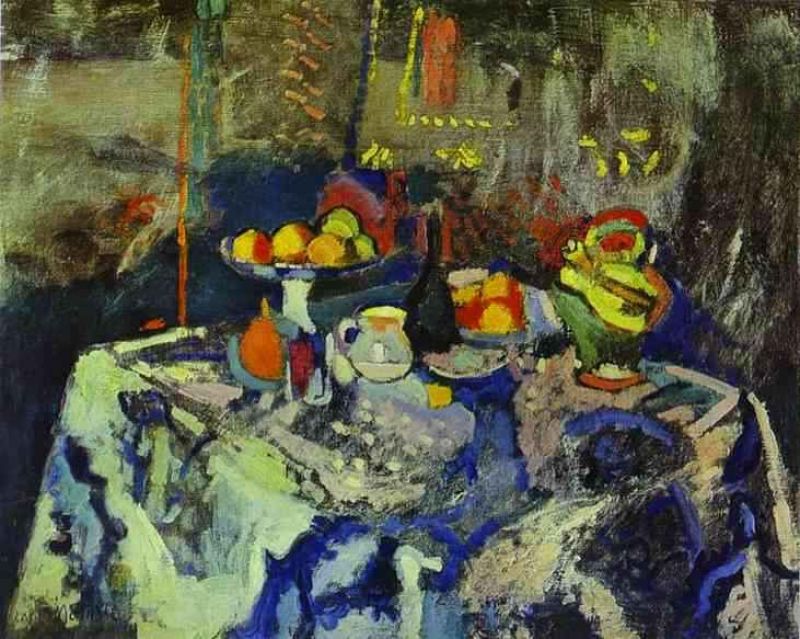 still life with vase bottle and fruit.jpg
